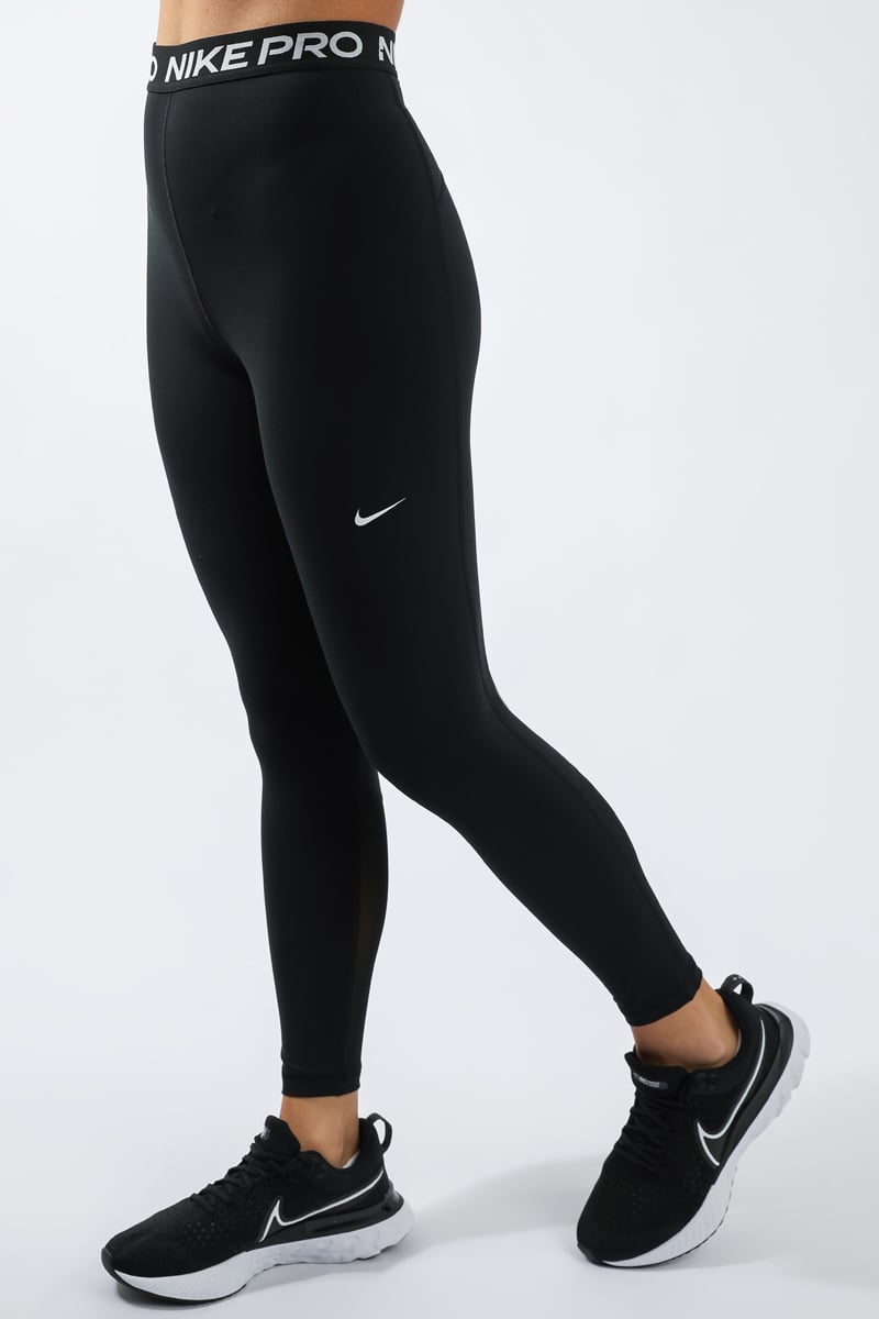 Women's Nike Pro 365 High Rise Tights Black White Sz XXS DA0483-013