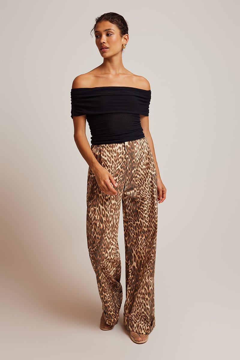 See-Through Off Shoulder Long Sleeve Top CL404 - Acubi style