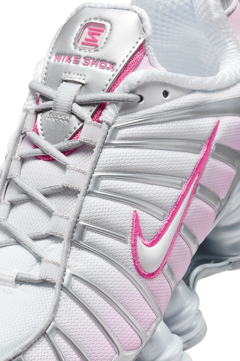 Nike Shox TL Mtlc Platinum Pinksicle Pink Foam White Flt Silver Stylerunner