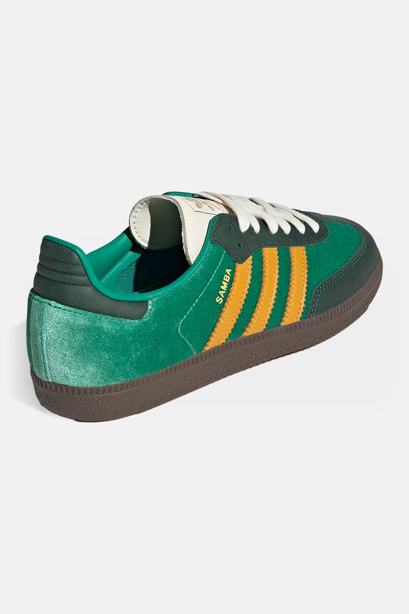 adidas Originals Samba OG Court Green/Preloved Yellow/Collegiate Green |  Stylerunner