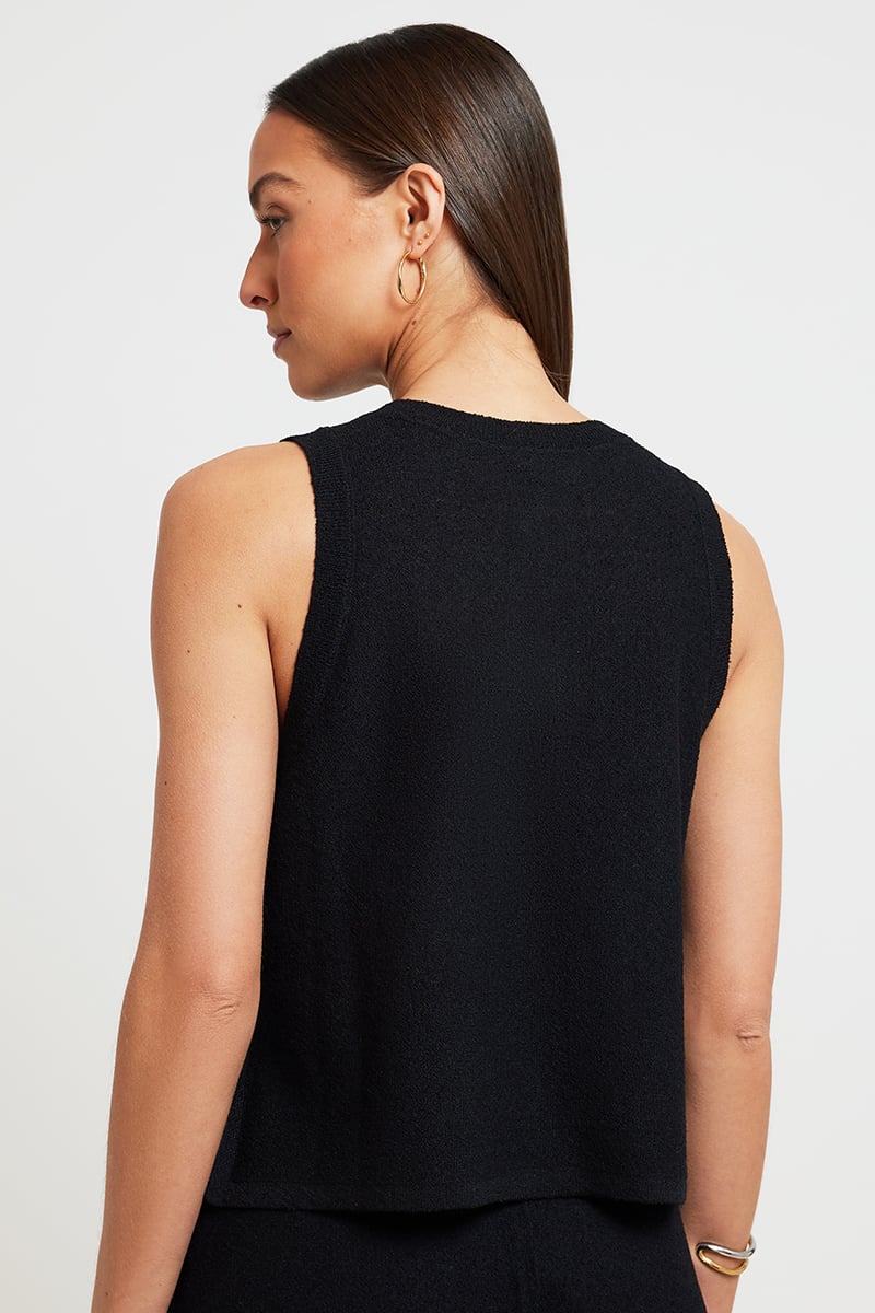 Nude Lucy Zosia Knit Tank Black | Stylerunner