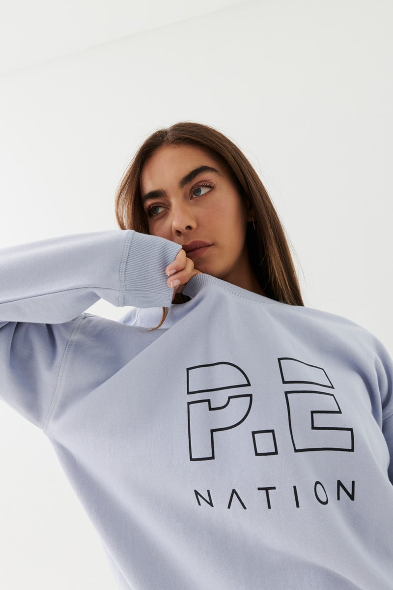 Pe nation heads up cropped sweat sale