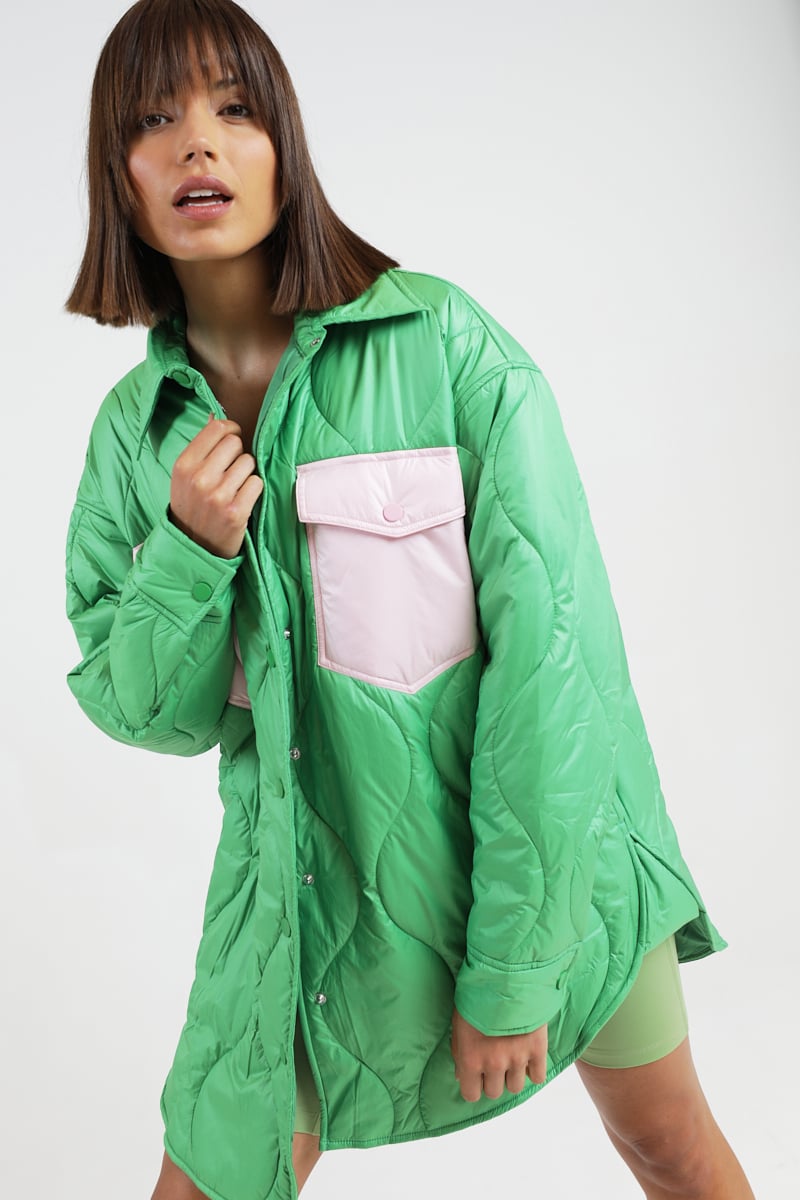 Green deals jacket sale