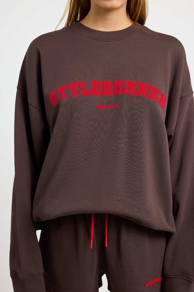 Stylerunner Stylerunner Crew Sweat Walnut | Stylerunner