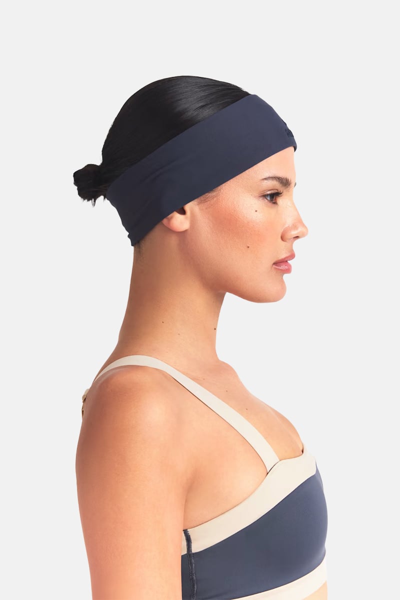 NikeSKIMS Dri-Fit Headband Deep Royal | Stylerunner display picture 2