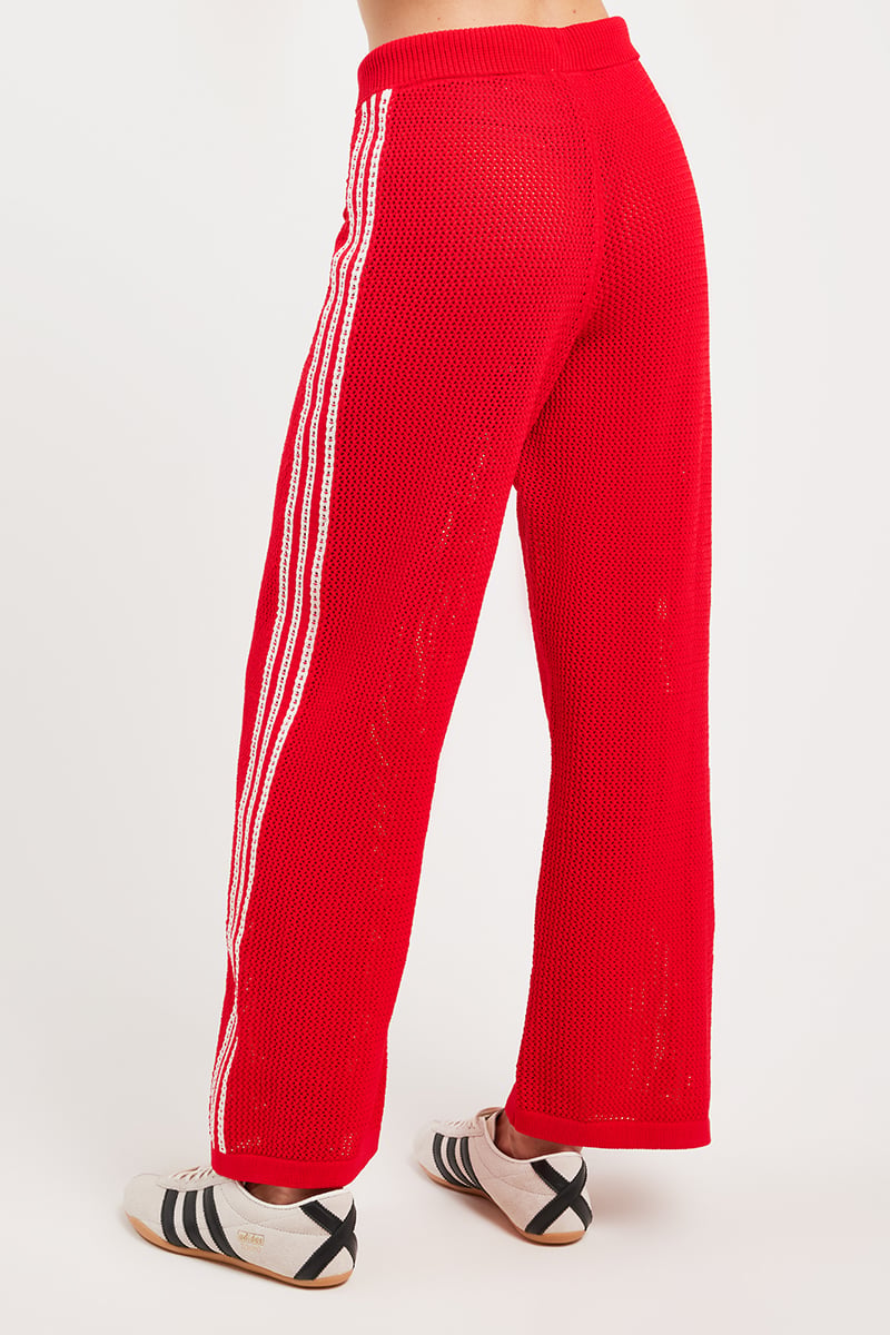 adidas Originals Crochet Track Pant Better Scarlet | Stylerunner