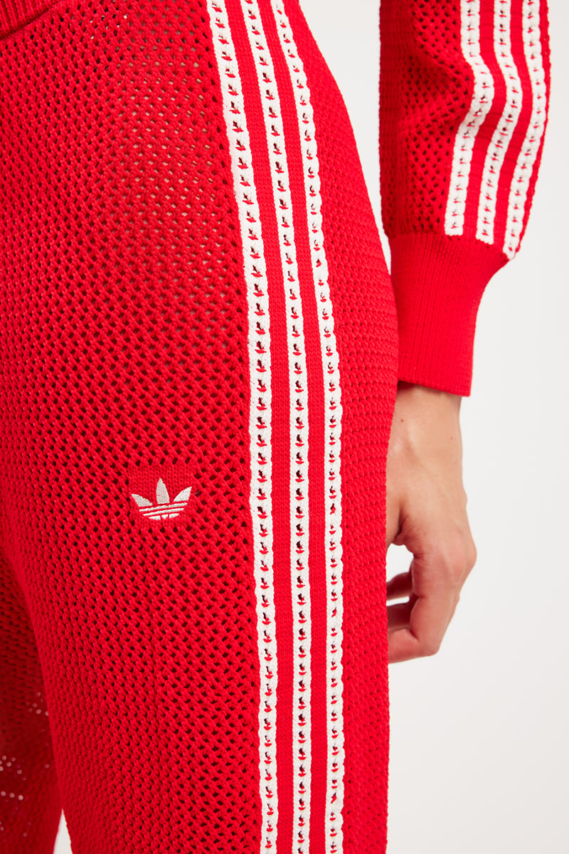 adidas Originals Crochet Track Pant Better Scarlet | Stylerunner