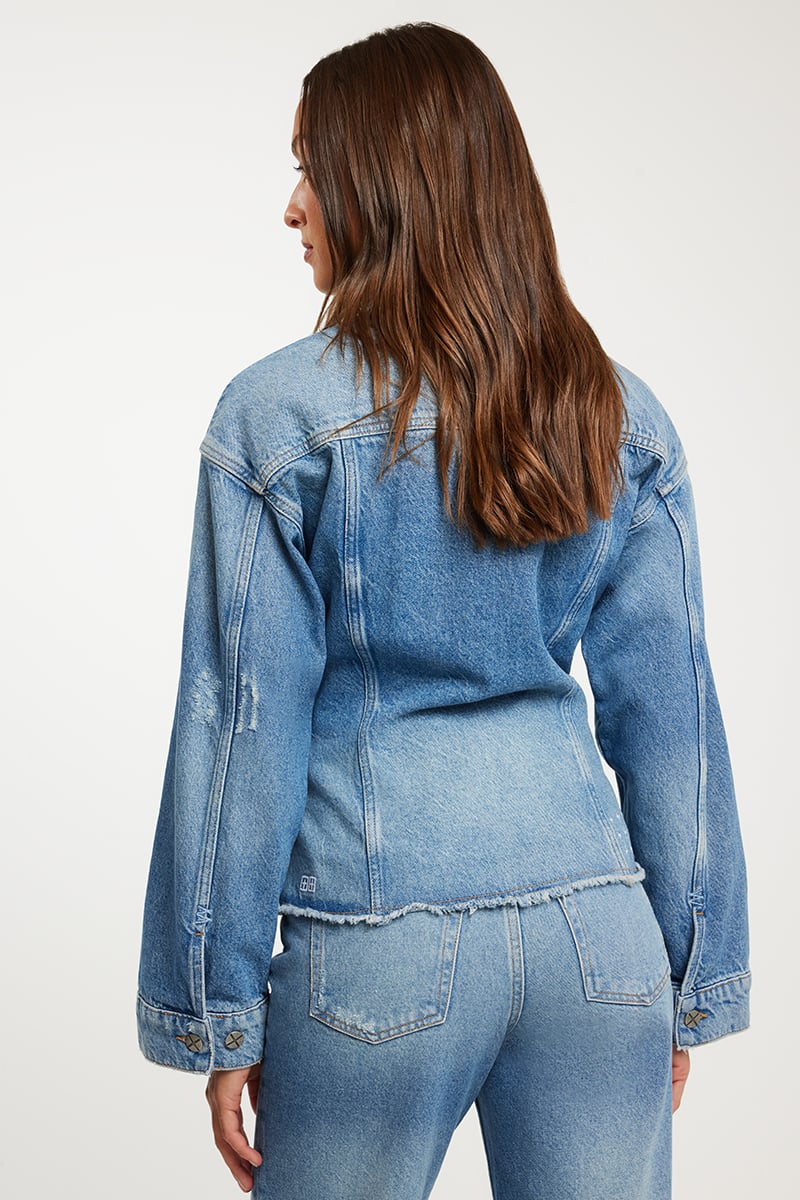 Ksubi Cinched Jacket Denim | Stylerunner