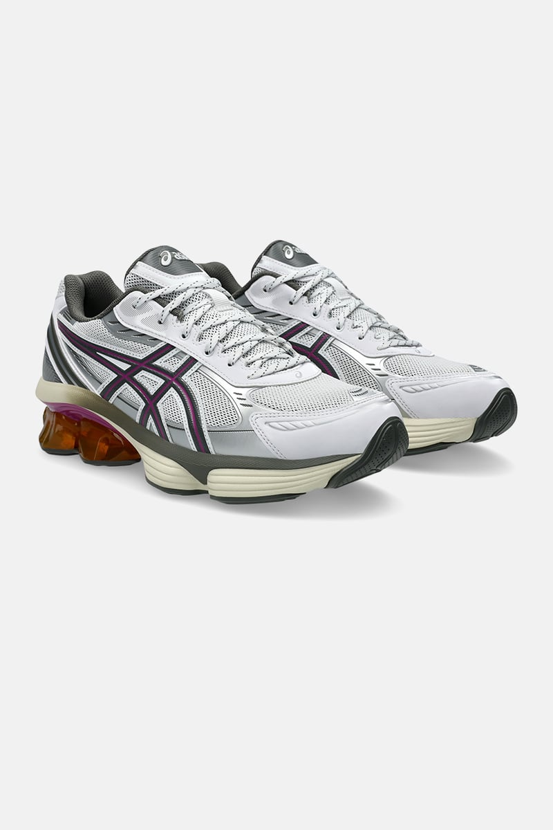 【ASICS】Gel-Kinetic Fluent/ White Truffle Grey☆男女兼用 Asics Gel-Kinetic Fluent White/Truffle Grey | Stylerunner