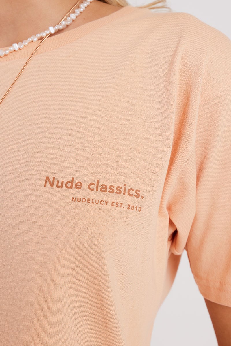 Nude Lucy Nude Classics Tee Melon Stylerunner