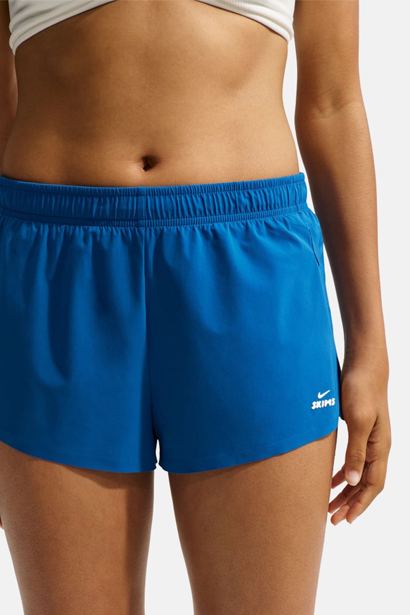 NikeSKIMS Stretch Nylon Runner Short Cobalt | Stylerunner