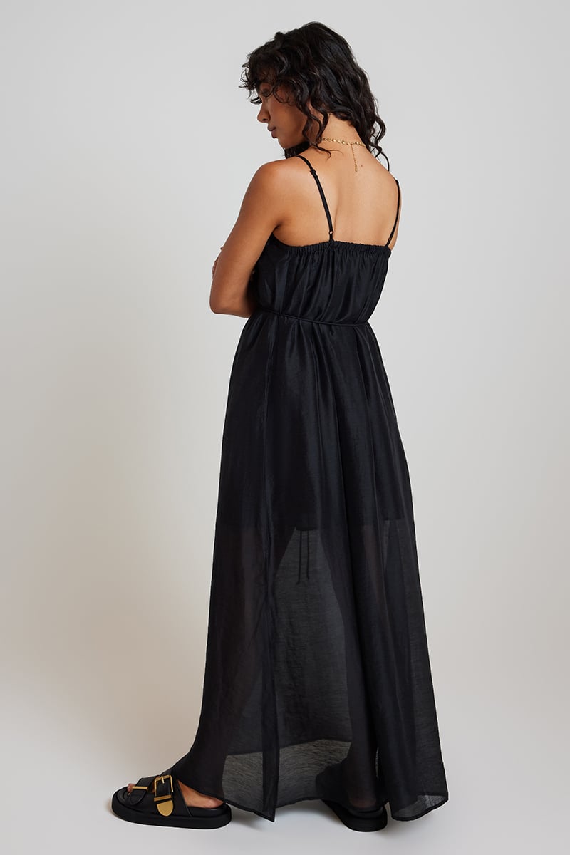 Nude Lucy Ziki Maxi Dress Black | Stylerunner
