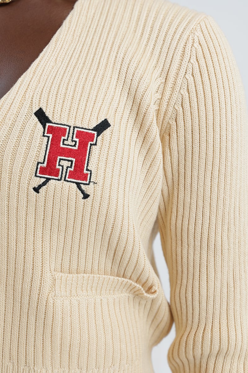 Harvard crop outlet sweater