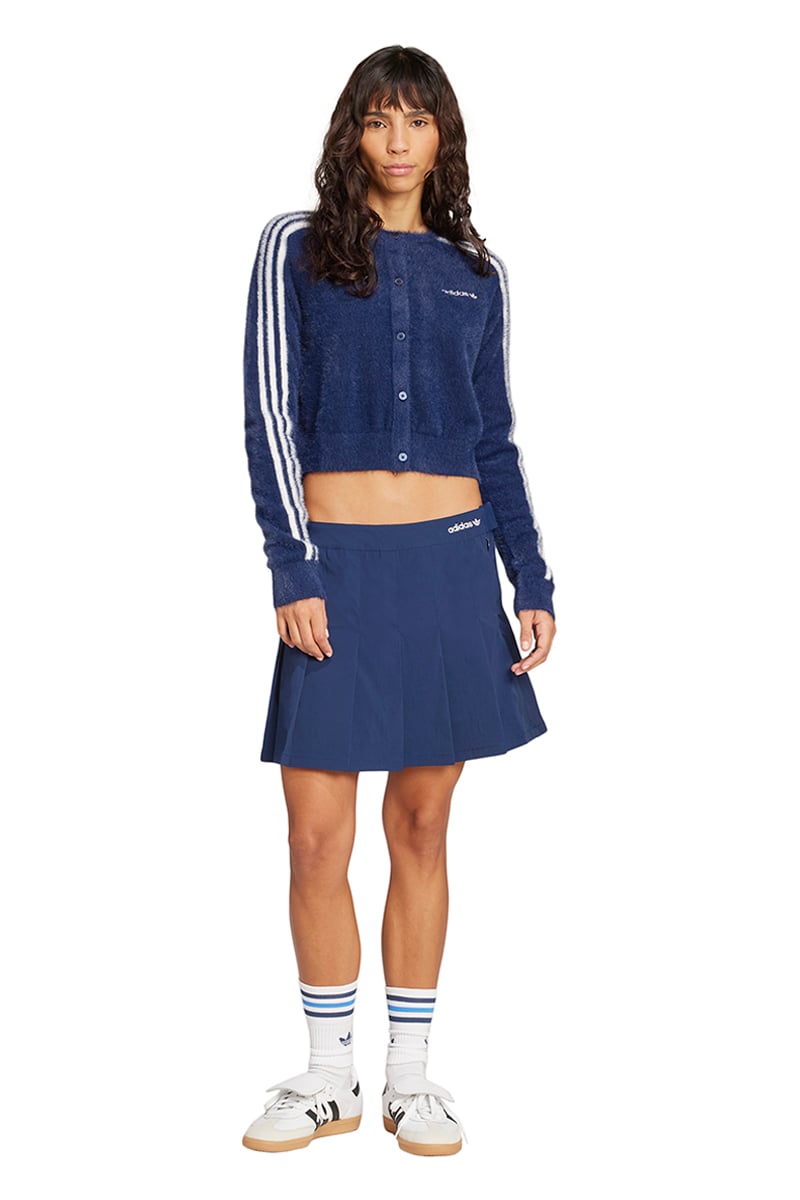 adidas Fluffy Knit Cardigan Night Indigo | Stylerunner