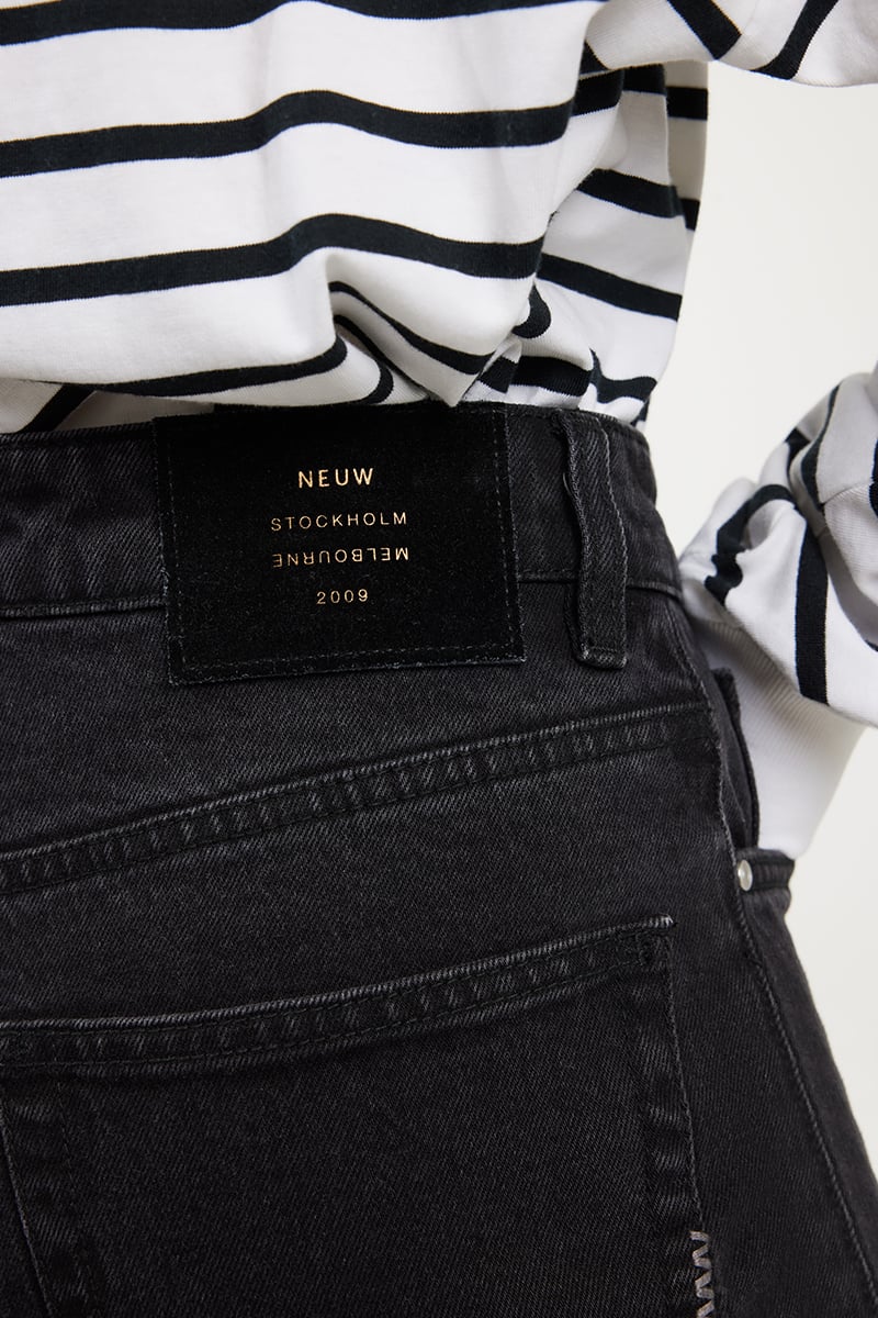 Neuw Denim Coco Relaxed Denim Jean Washed Black | Stylerunner