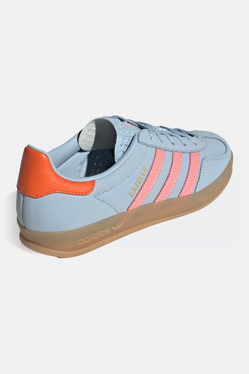 adidas Originals Gazelle Indoor Wonder Blue/Solar Orange/Gum 3 | Stylerunner