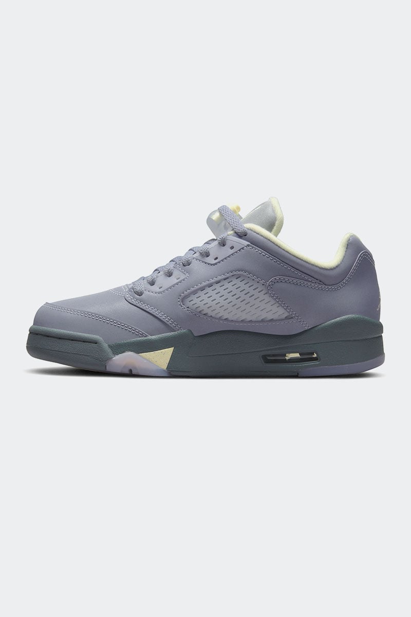 Nike Air Jordan 5 Retro Low Wmns Air Jordan 5 Retro Low Indigo Haze Fire Red Metallic Si Stylerunner