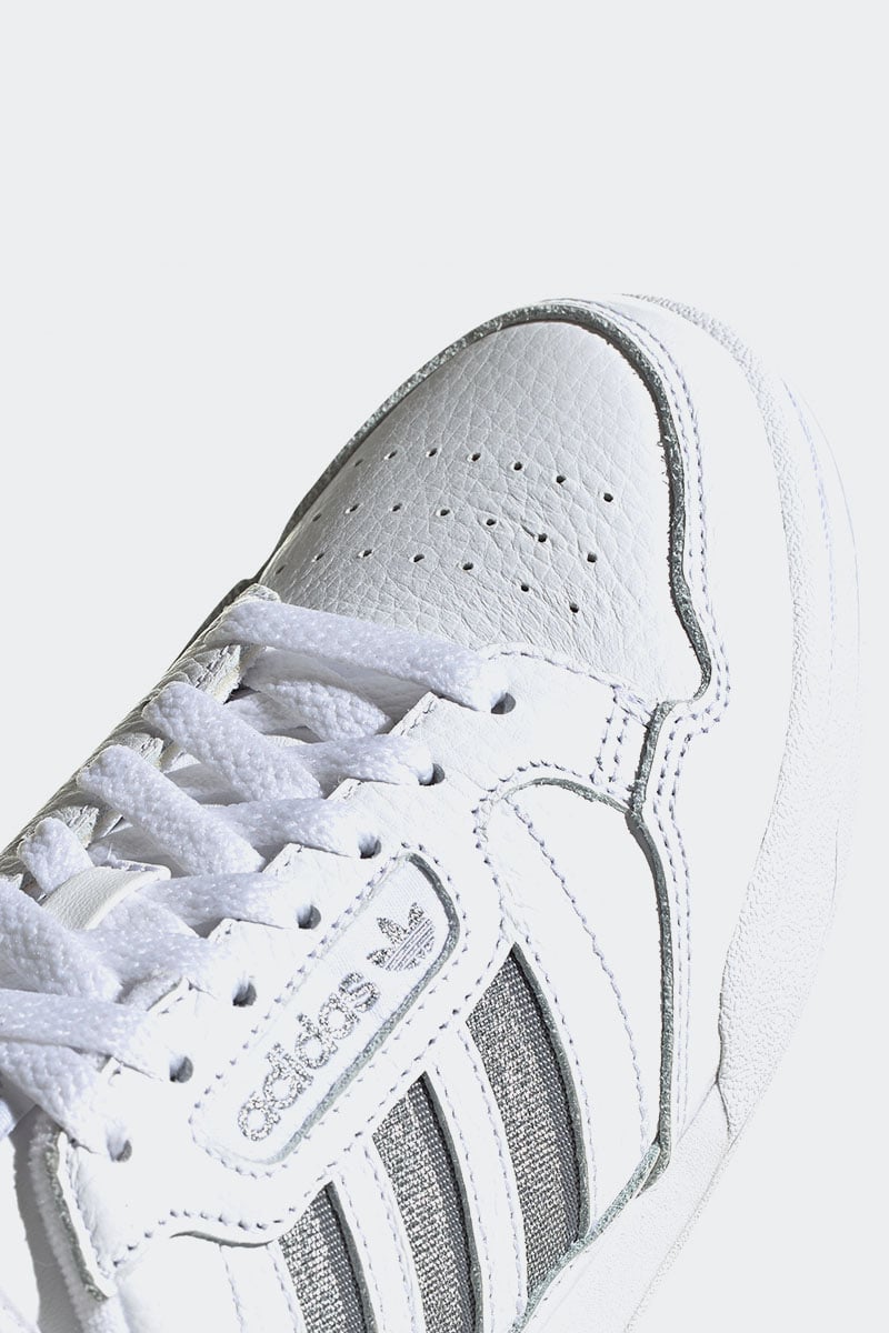 adidas Originals Continental 80 Stripes Ftwr White Silver Met. Grey Three Stylerunner