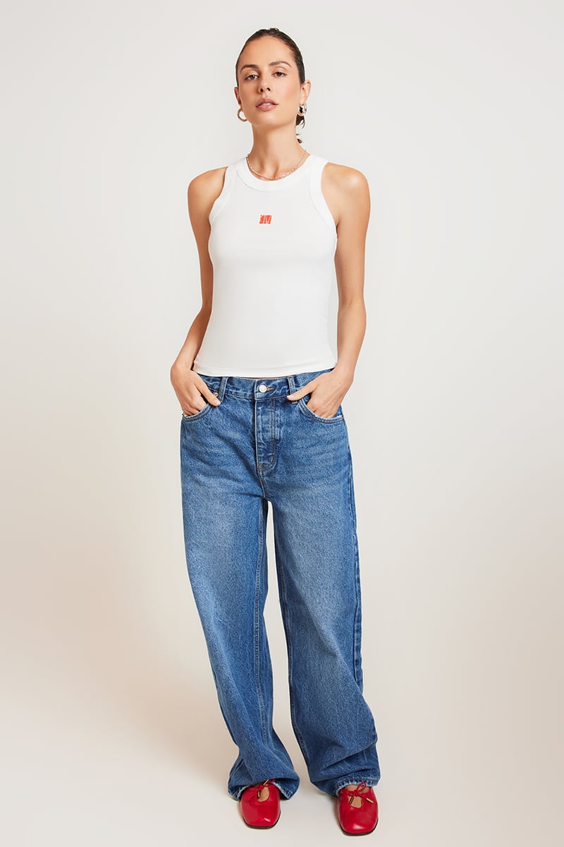 【 MARNO 】Mia tank / White SILENT THEORY MIA TANK - WHITE – The Little Red Fox