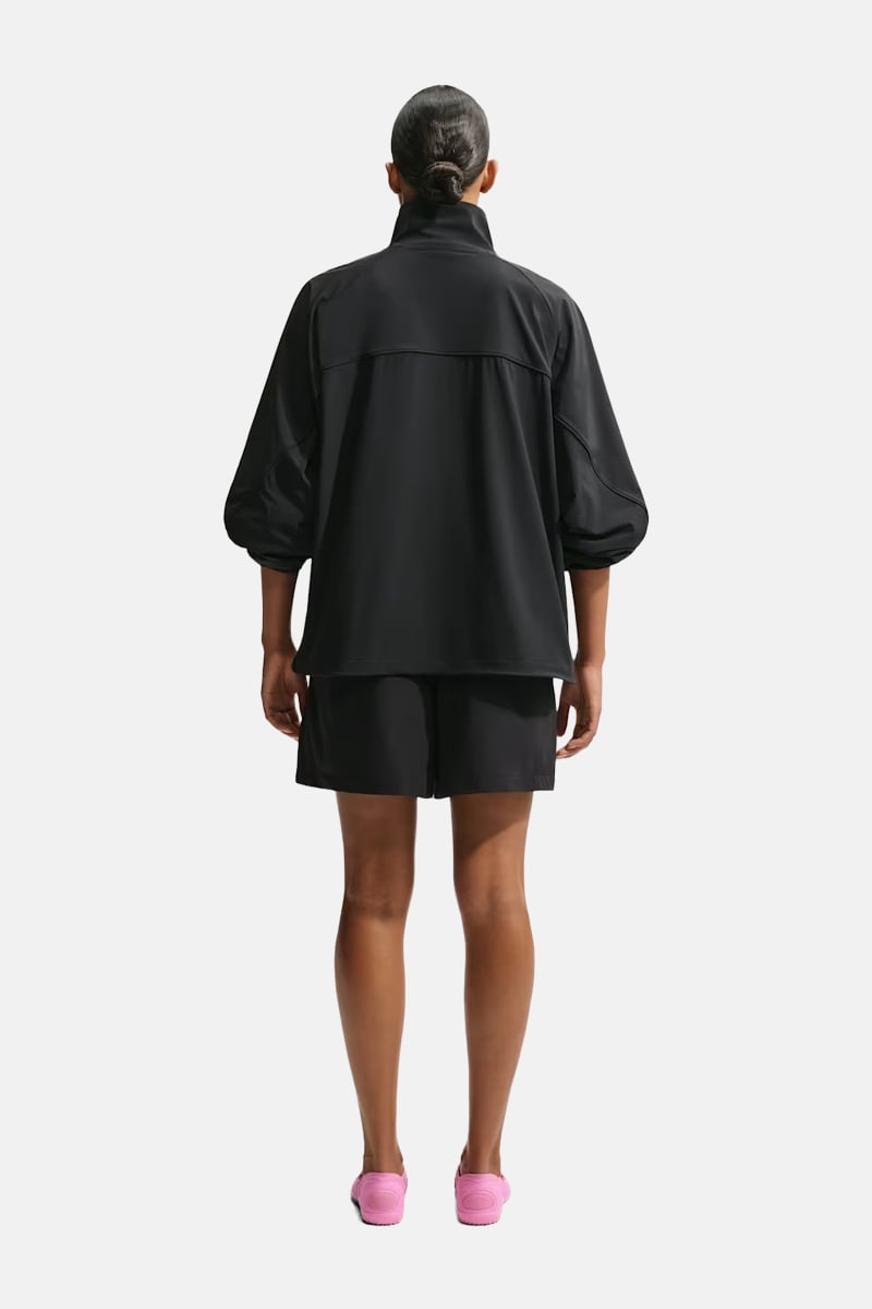 NikeSKIMS Stretch Nylon Oversized Jacket Obsidian | Stylerunner