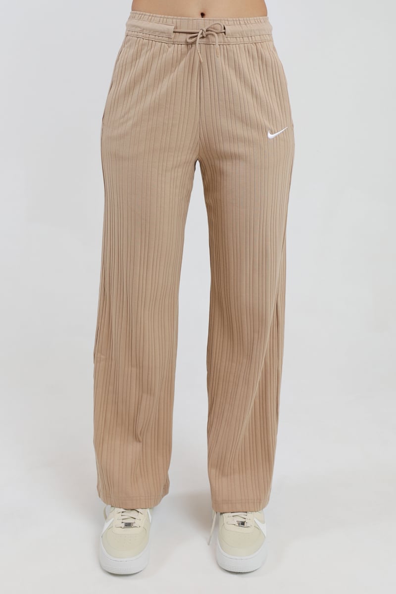 Nike beige best sale wide leg joggers