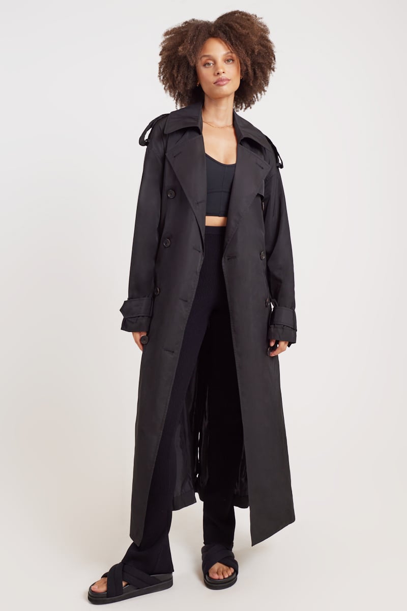 トレンチコート CAMILLA AND MARC Black Polyester Emmerson Trench Coat Camilla & Marc Trench coats for Women | Online Sale up to 61