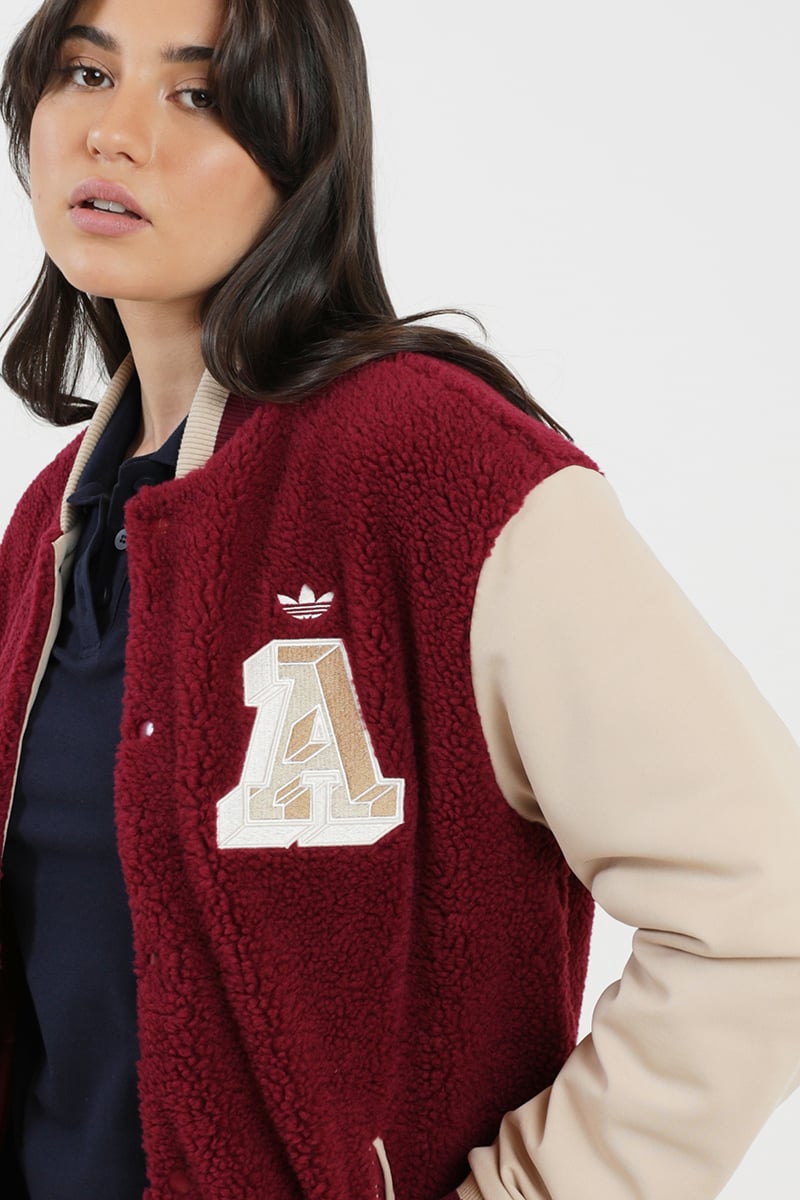 adidas Originals Varsity Jacket Light Grey Heather Stylerunner