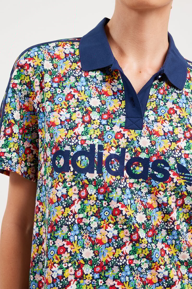 売れ筋商品|||アディダスオリジナルス Tシャツ レディース トップス LIBERTY TEE - Polo shirt - multicolor/night indigo Women's T-shirts adidas Originals X Liberty London Cali Tee