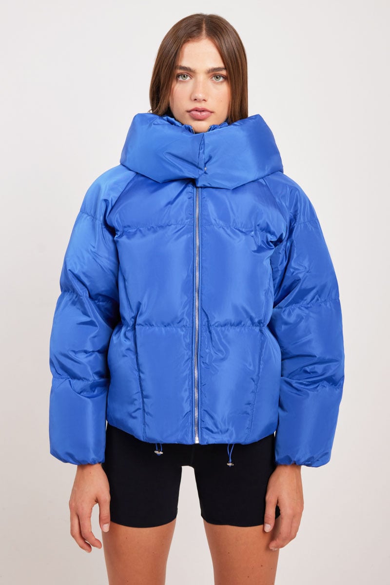 Toast Society Pisces Puffer Jacket Cobalt Blue Stylerunner