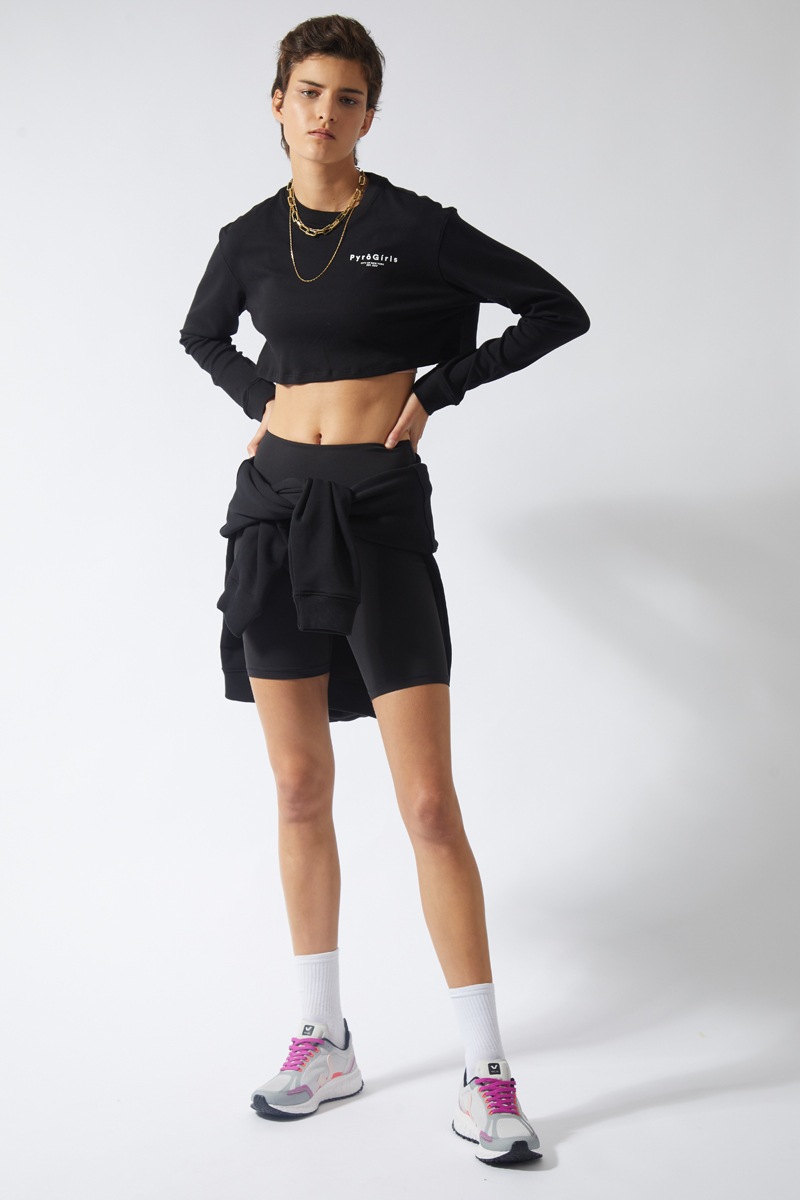 Long Sleeve Crop Tee