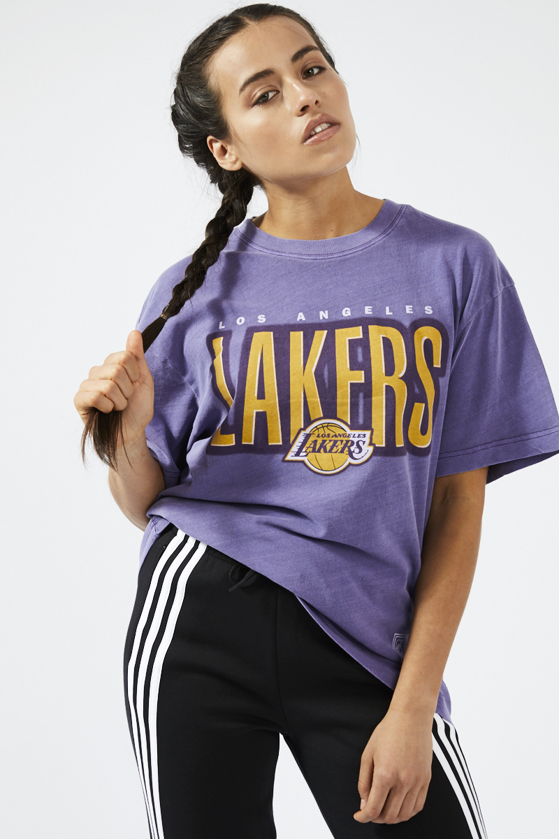Retro Blur Lakers Tee