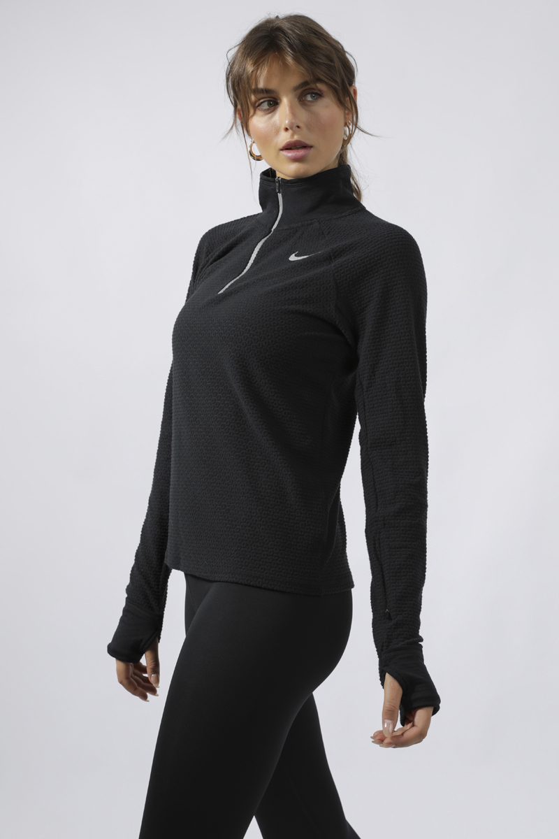 Nike Sphere Running Top Black/(Reflective Silv) | Stylerunner