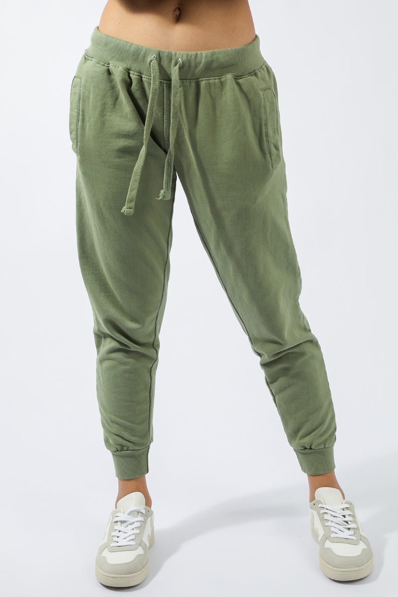 green sweatpant