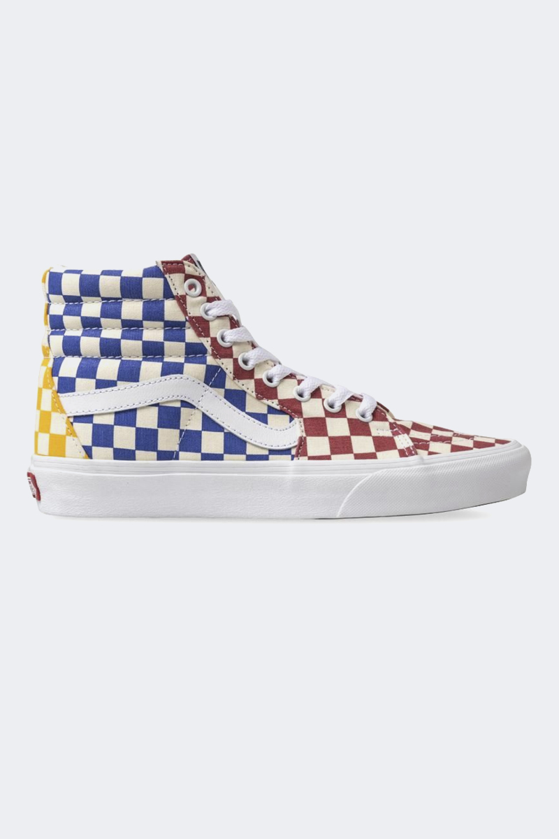 Vans SK8HI Checkerboard (Checkerboard) Multi/True White Stylerunner