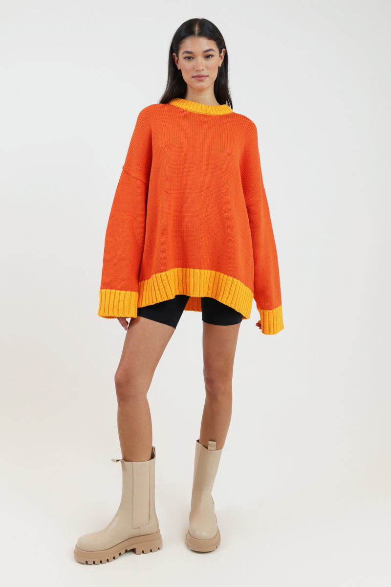 blanca Chambord Knit Orange Stylerunner