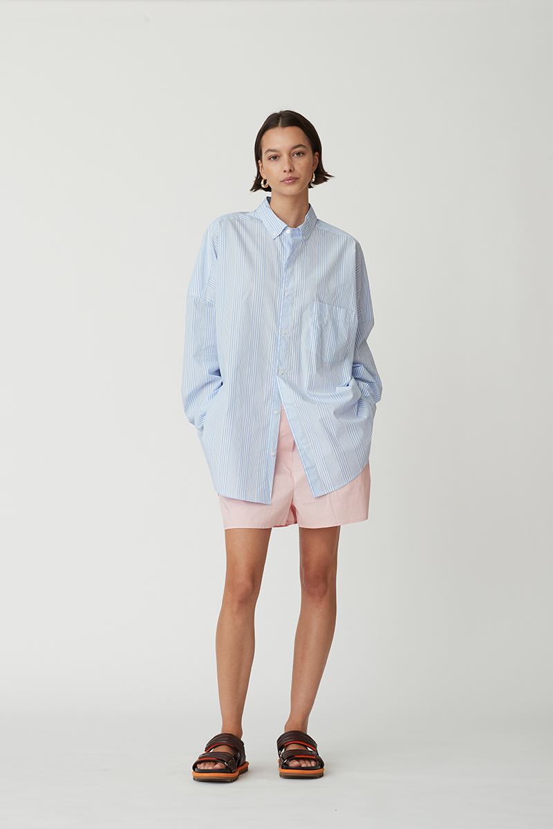 blanca Marine Shirt Blue Stripes 