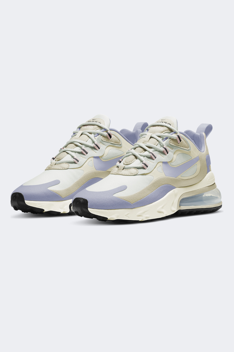 Nike Air Max 270 React Summit White Ghost Fossil Sail Black Barely Rose Stylerunner