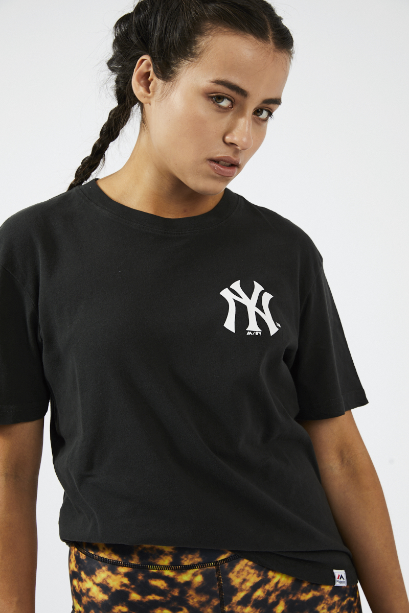 Elle Boxy NY Yankees Tee