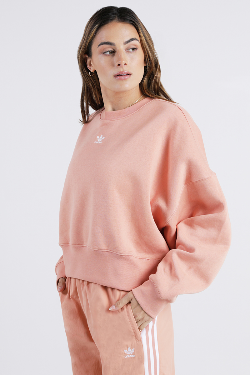 peach adidas sweatshirt