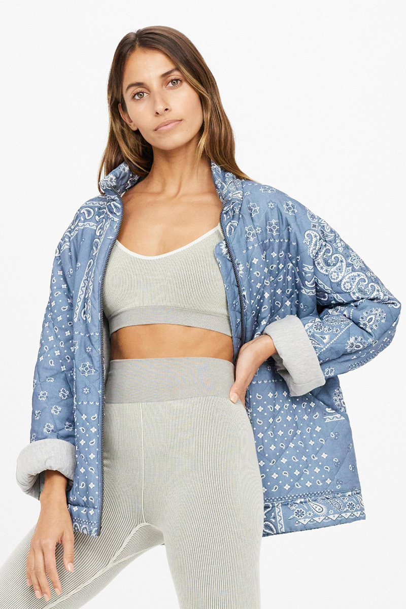 The Upside Bandana Nicola Jacket Denim 