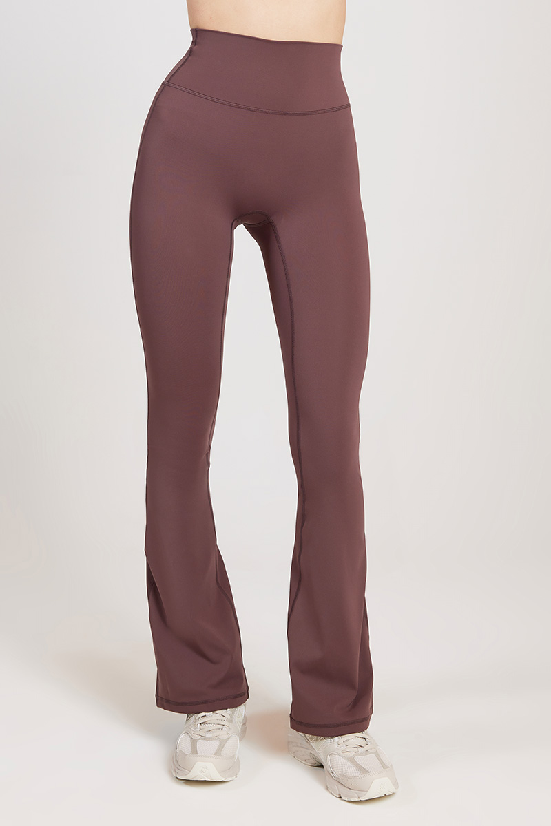 SCULPT Flare Leggings - French Vanilla, High Waisted, Squat Proof