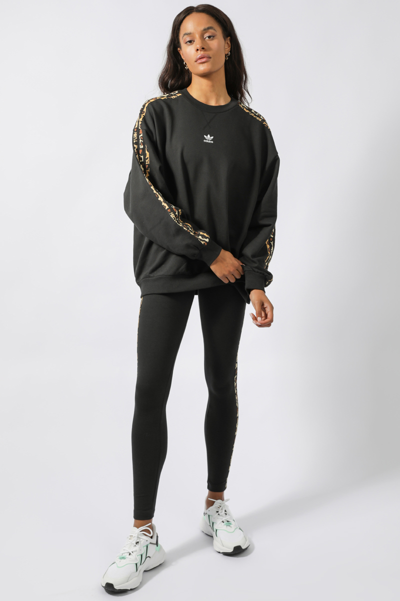 adidas Originals Crew Sweatshirt Black | Stylerunner