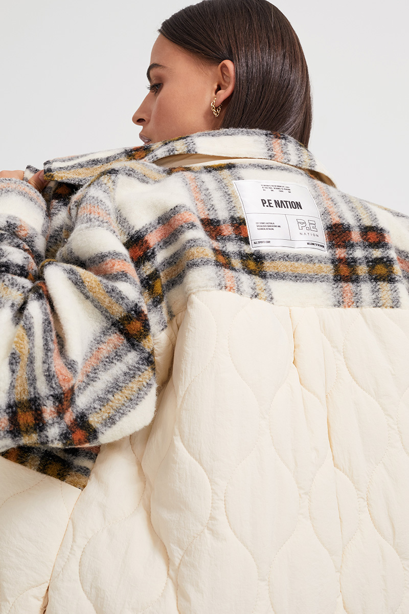 P.E Nation Destroyer Jacket Shortbread 