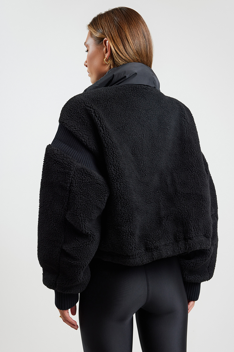 P.E Nation District Crop Jacket Black | Stylerunner