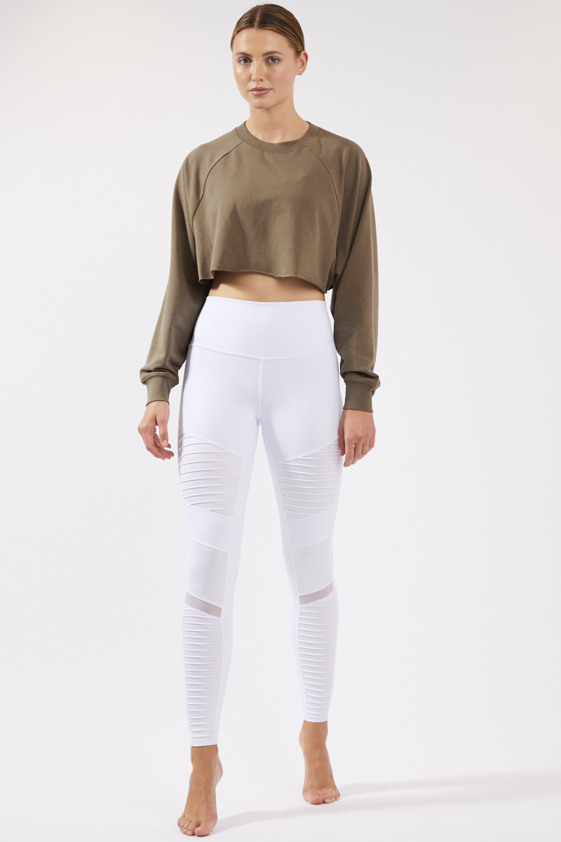High-Waist Moto Legging