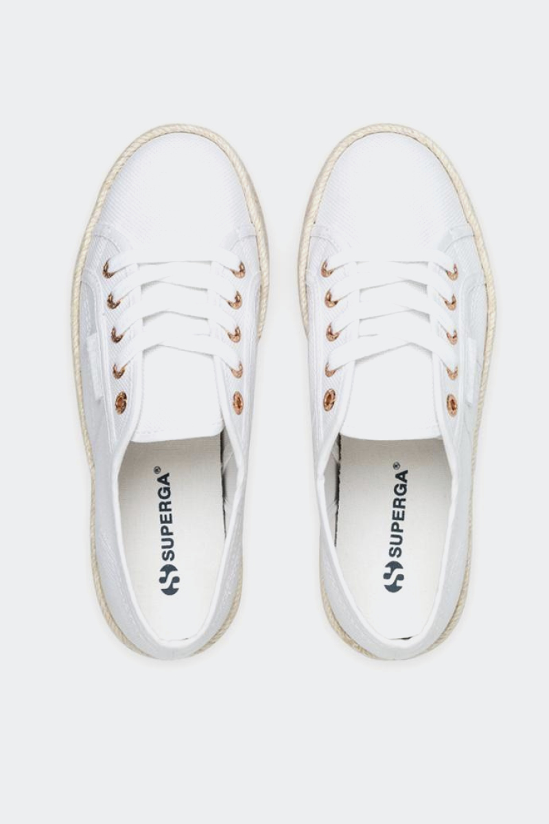 Superga 2790 - Cotcoloropew N01 White-Rosegold-Multi | Stylerunner