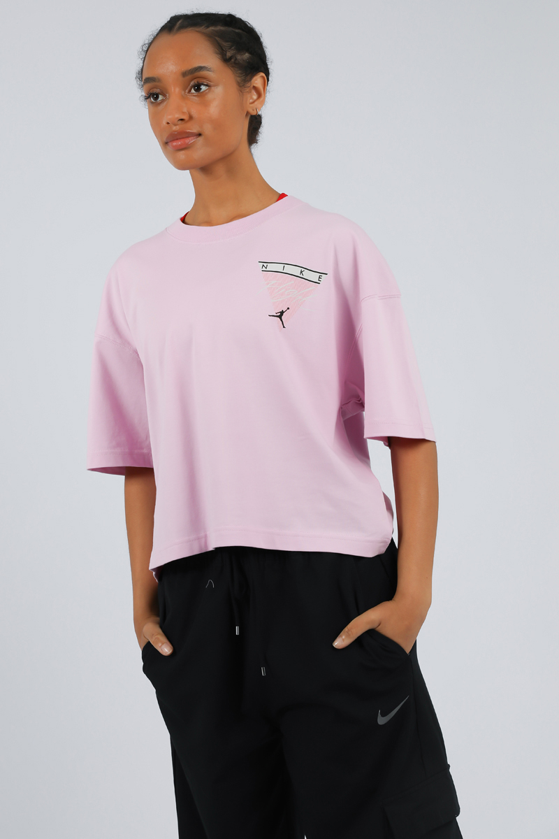 Nike Jordan Essential Graphic T-Shirt Lt Arctic Pink | Stylerunner
