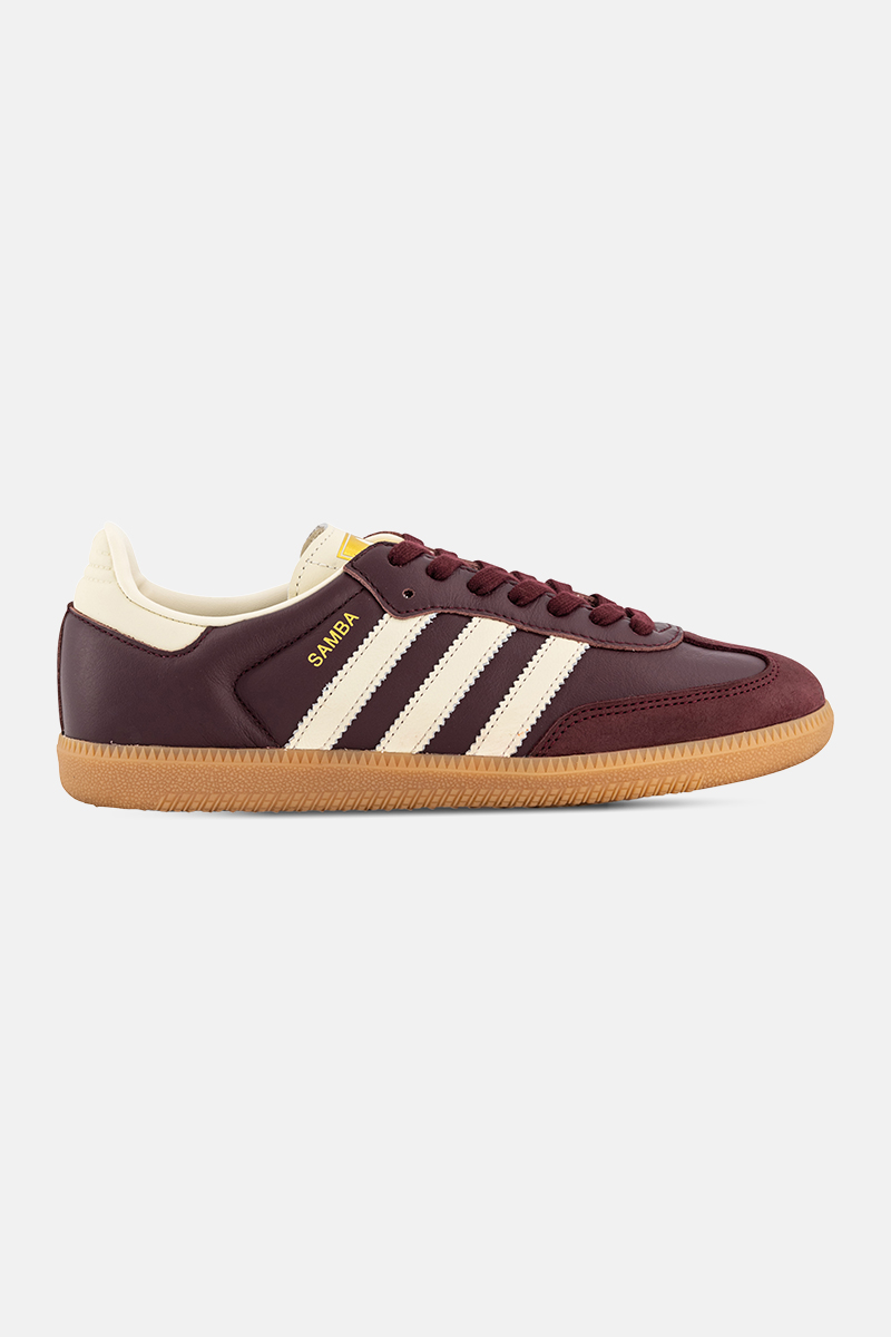 adidas Originals Samba OG Maroon/Cream White/Gold Met. | Stylerunner