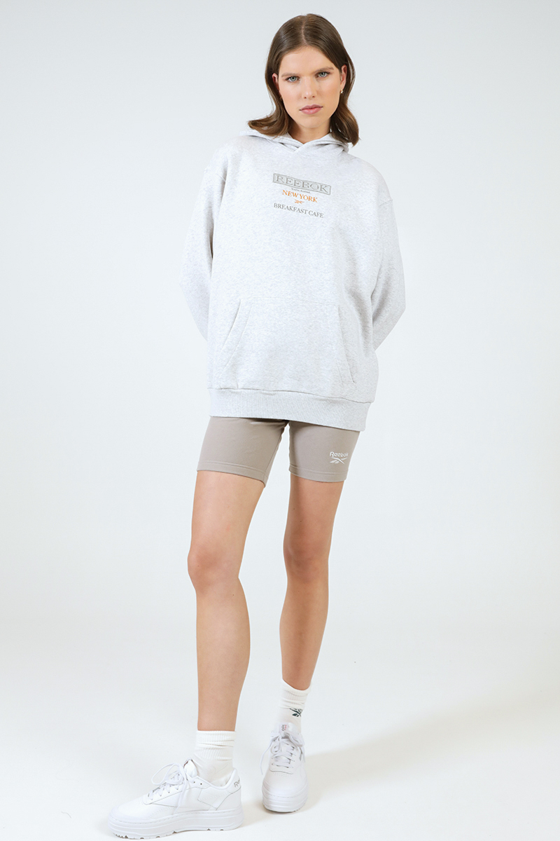 Reebok Classics Oversize Fleece Hoodie - Grey | Stylerunner