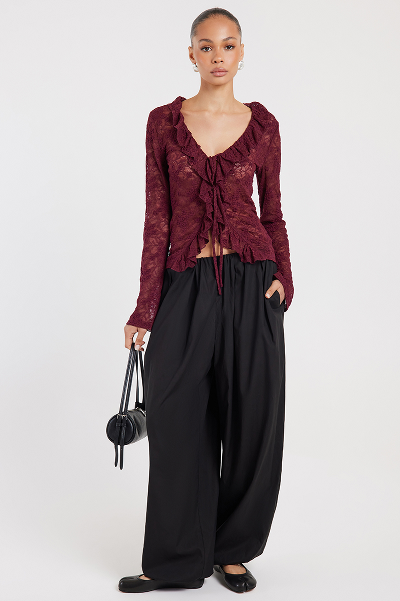 ODE Balloon Parachute Pants Onyx | Stylerunner